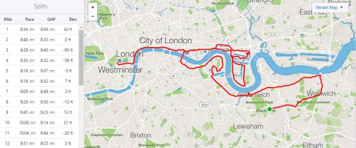 London 2018 map